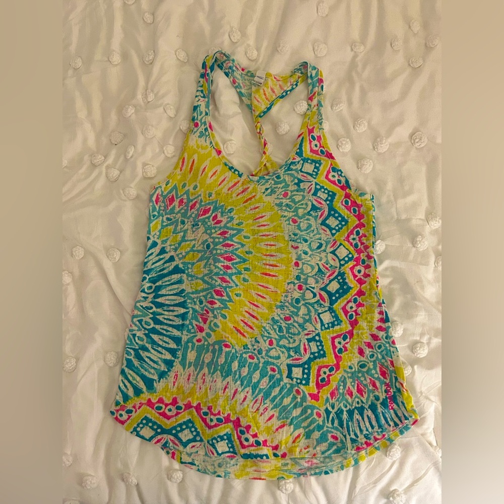 Reebok Twist Racerback Workout Tank.  Size Small.